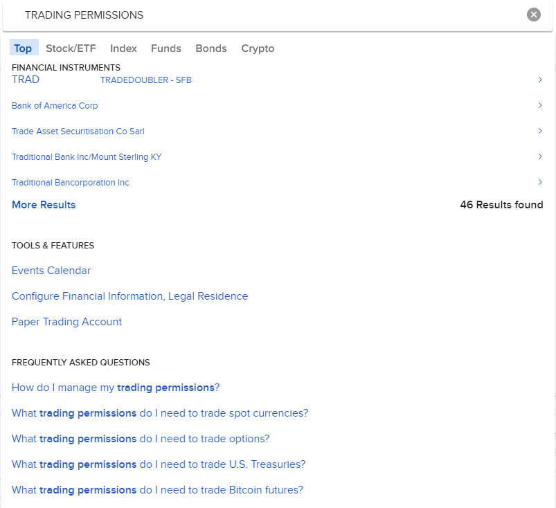 Image of the site search option in portal. 