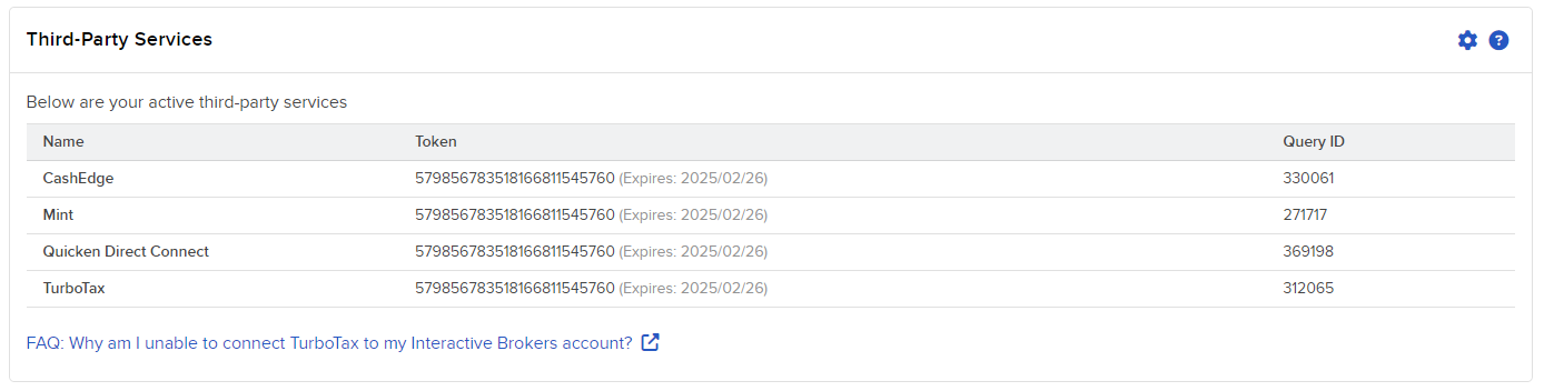 Image of the third-party reports panel in portal. 
