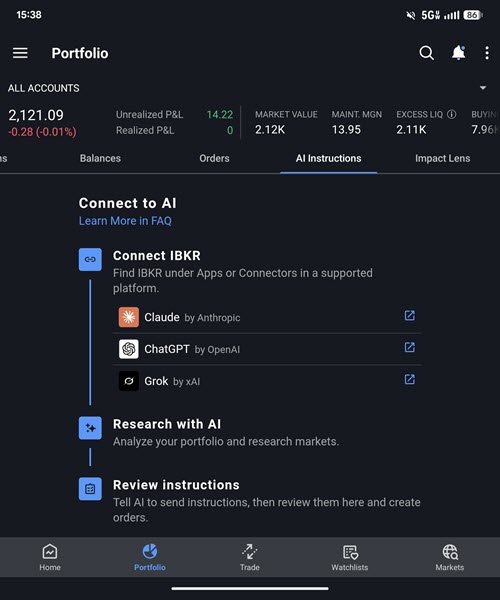 AI Instructions Tab for Android Tablet in Mobile