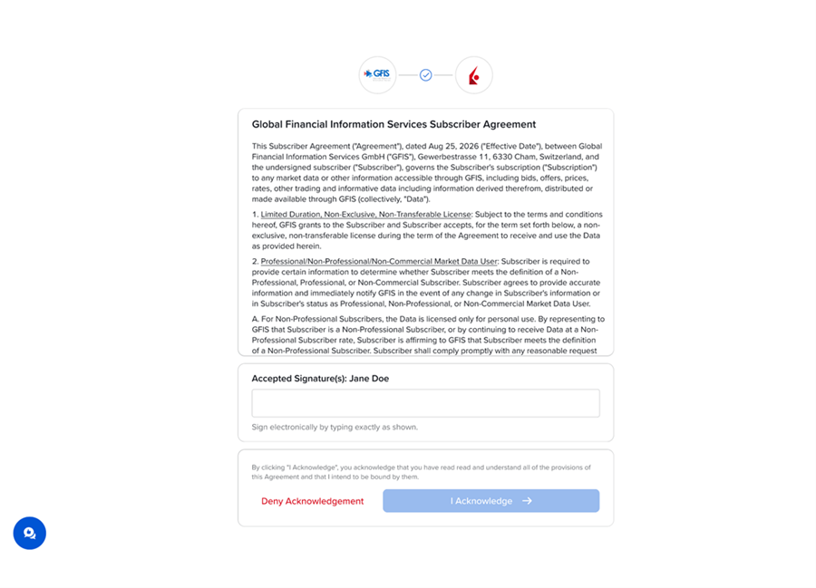 Sign Agreements and Disclosure for AI in Desktop