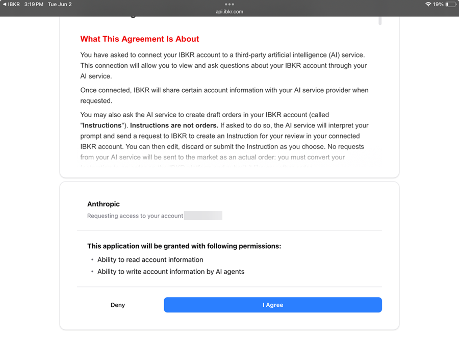 Sign Agreement for AI Instructions for ipad in Mobile