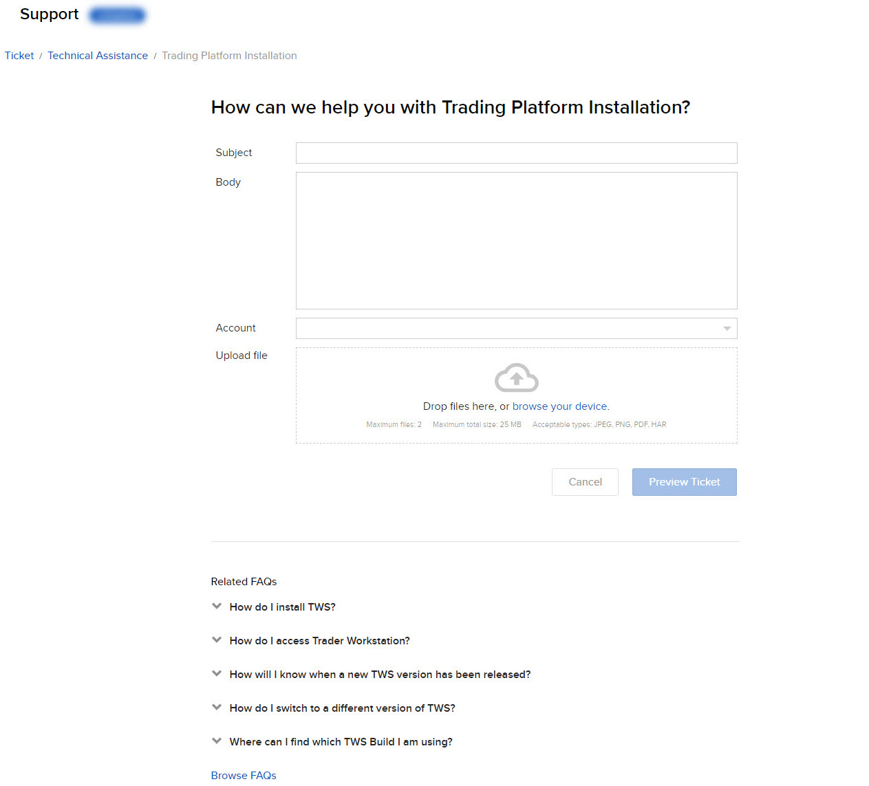 Image of the compose message in Portal. 